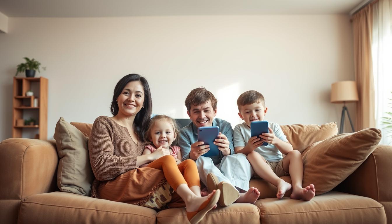 Familienzeit ohne Handy