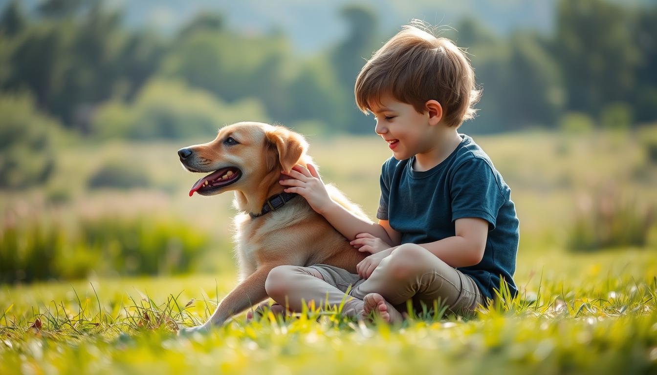 Kinder und Haustiere