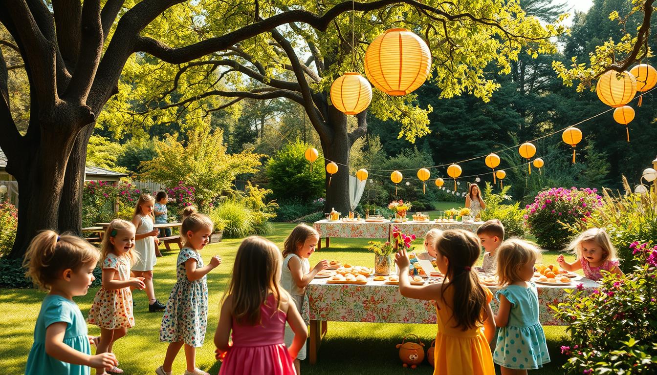 Gartenparty für Kinder